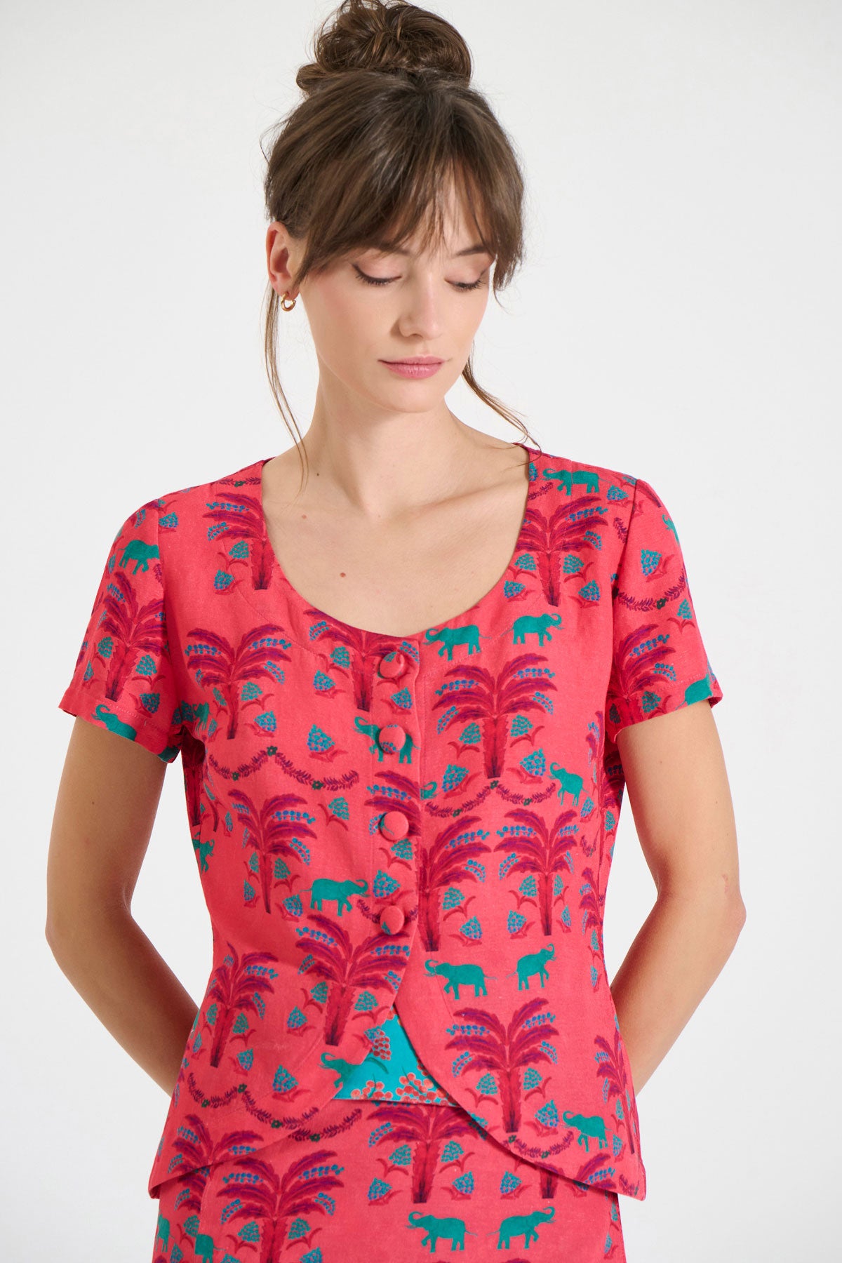 Round-Neck Top