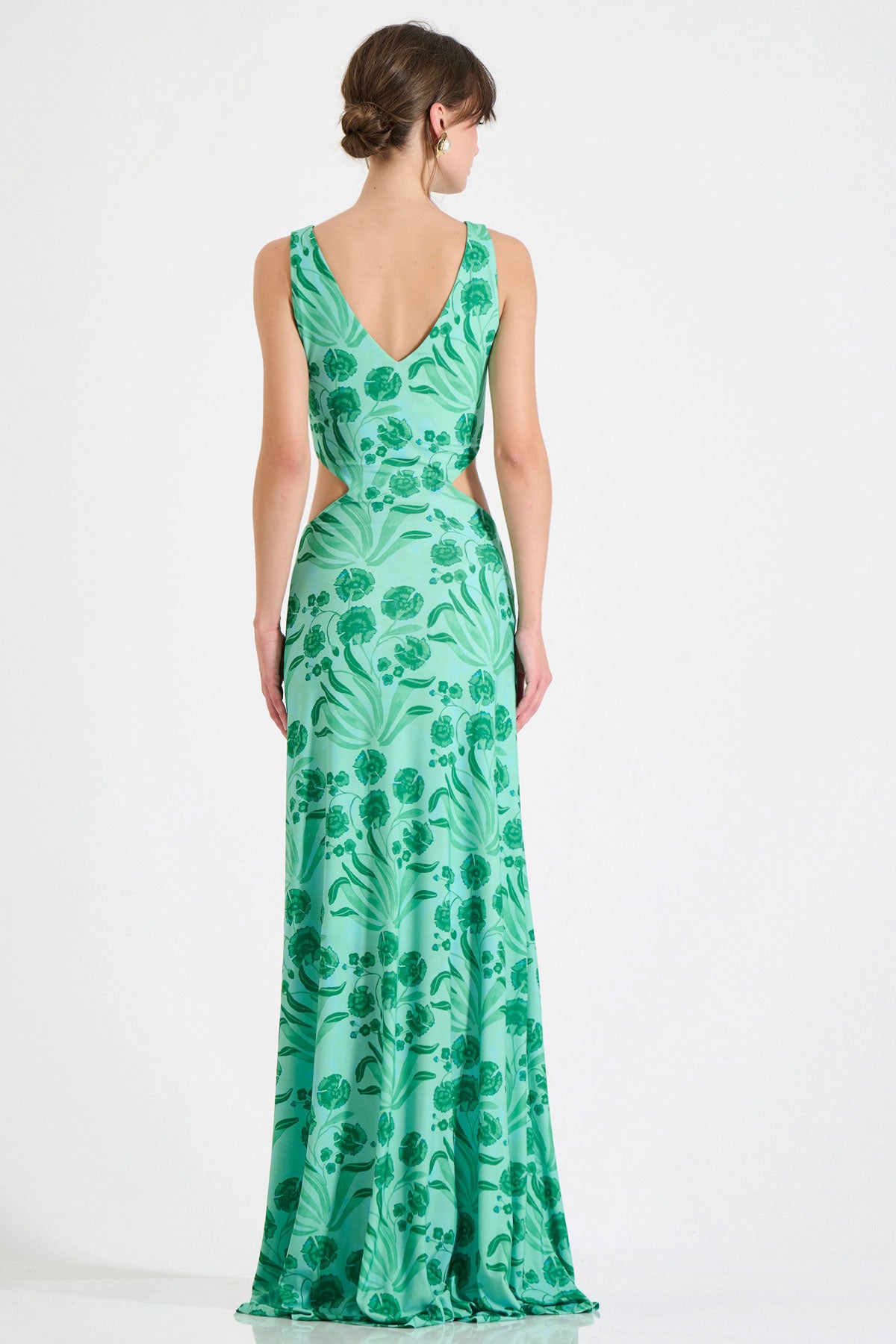 Jersey Cut-Out Maxi Dress