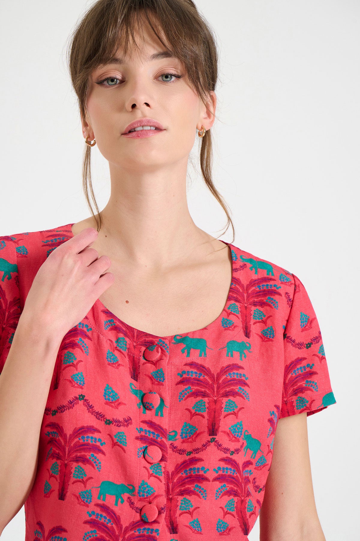 Round-Neck Top