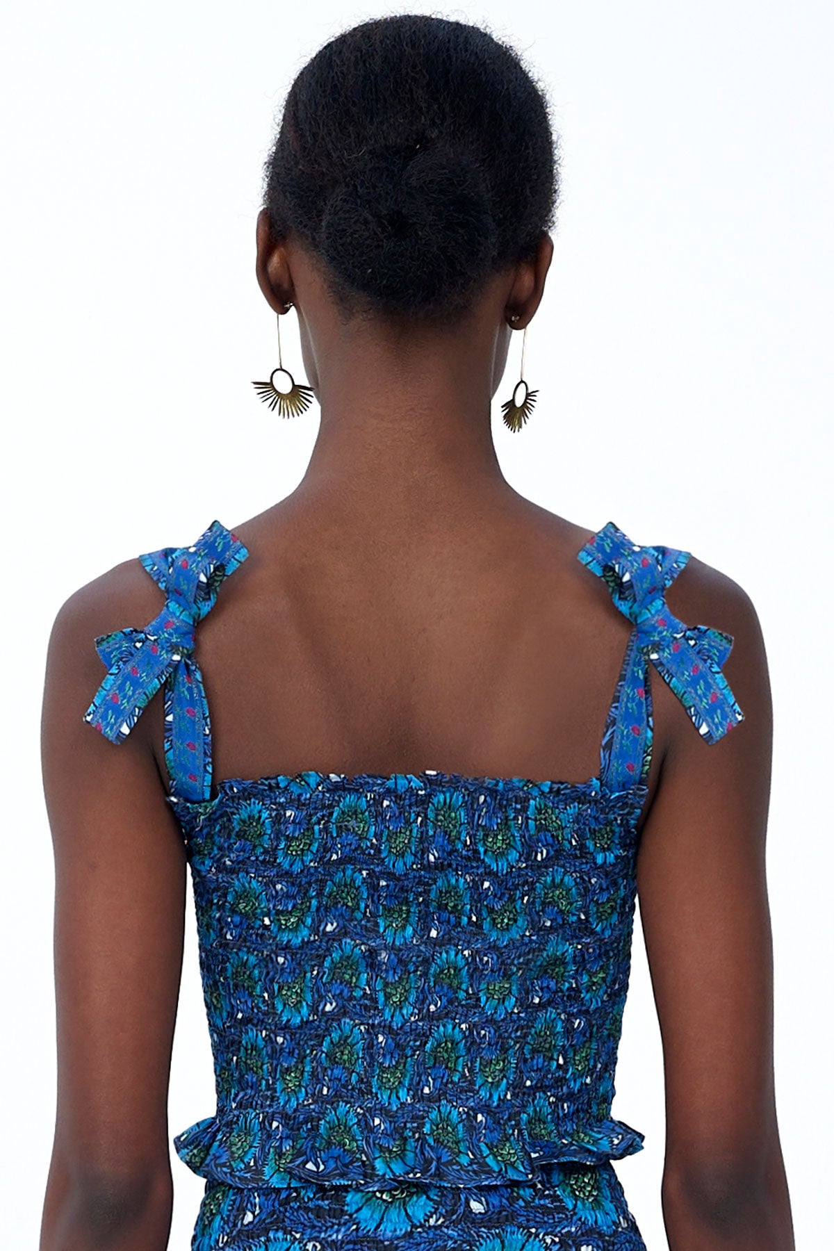 Smocked Strap Top