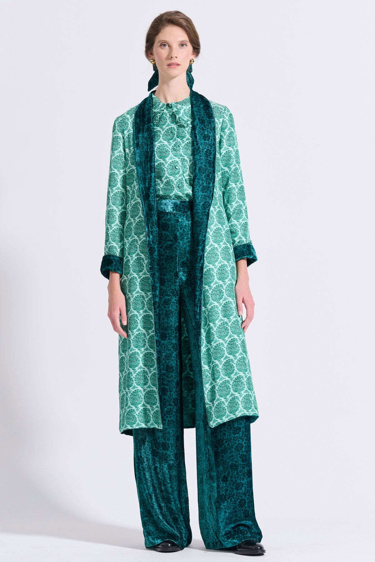 Reversible Belted Kimono