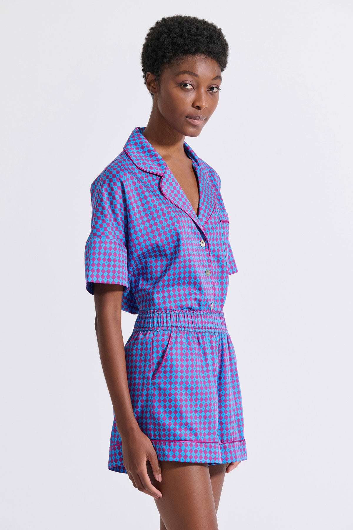 Short Sleeve Cotton Pyjama Set