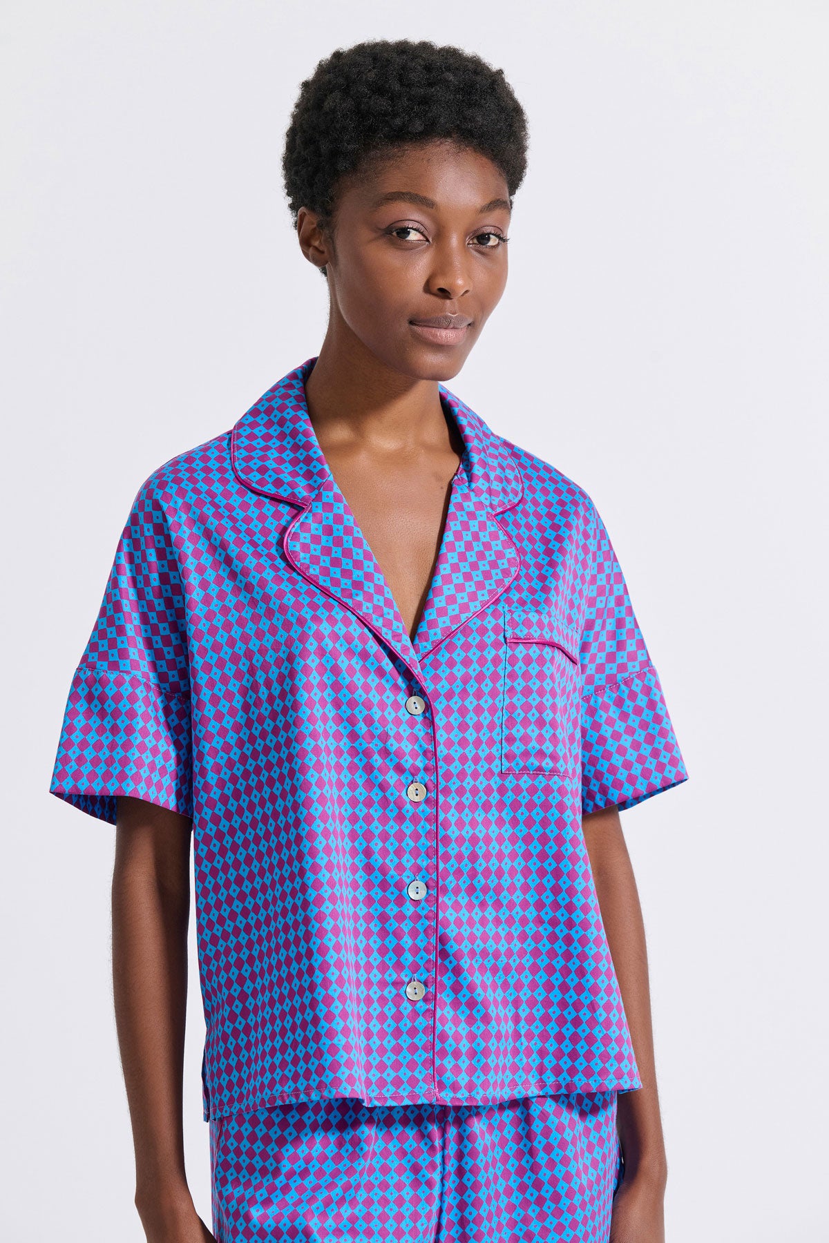Short Sleeve Cotton Pyjama Set