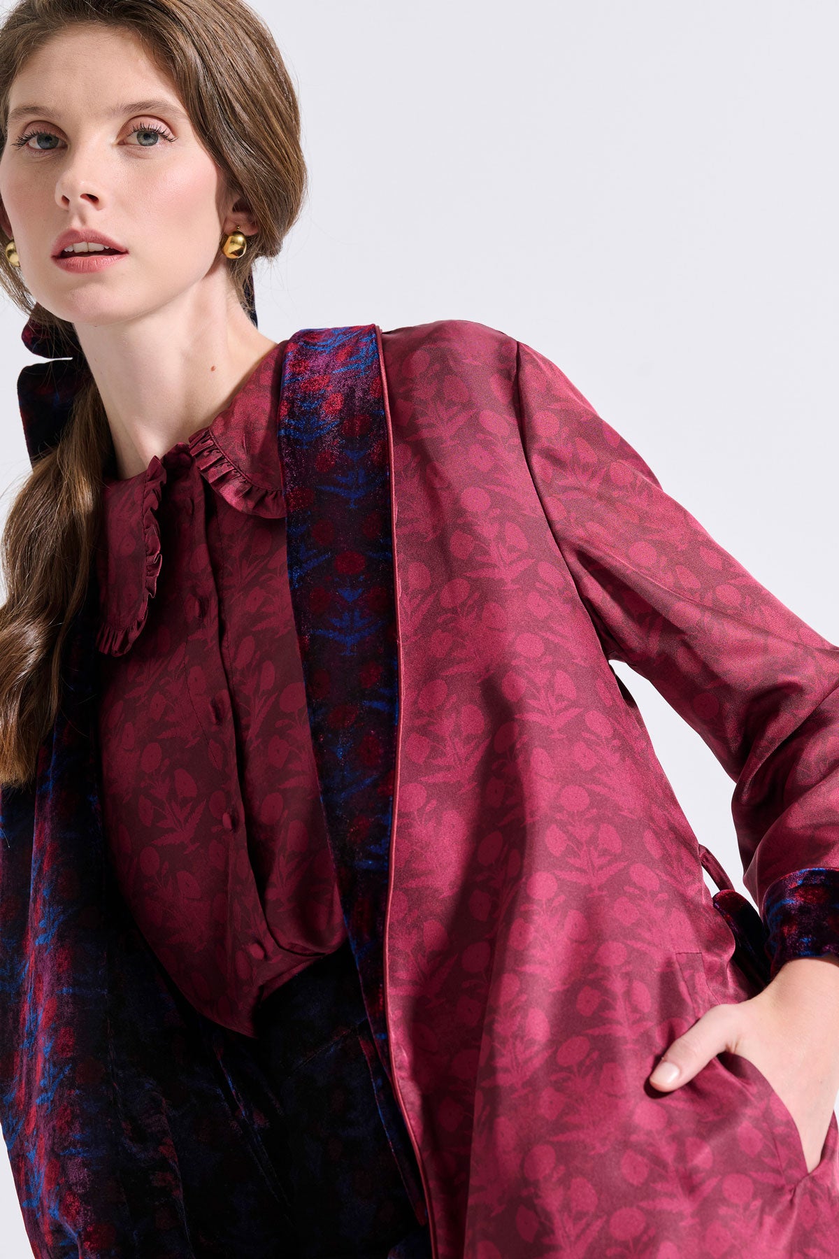 Reversible Belted Kimono