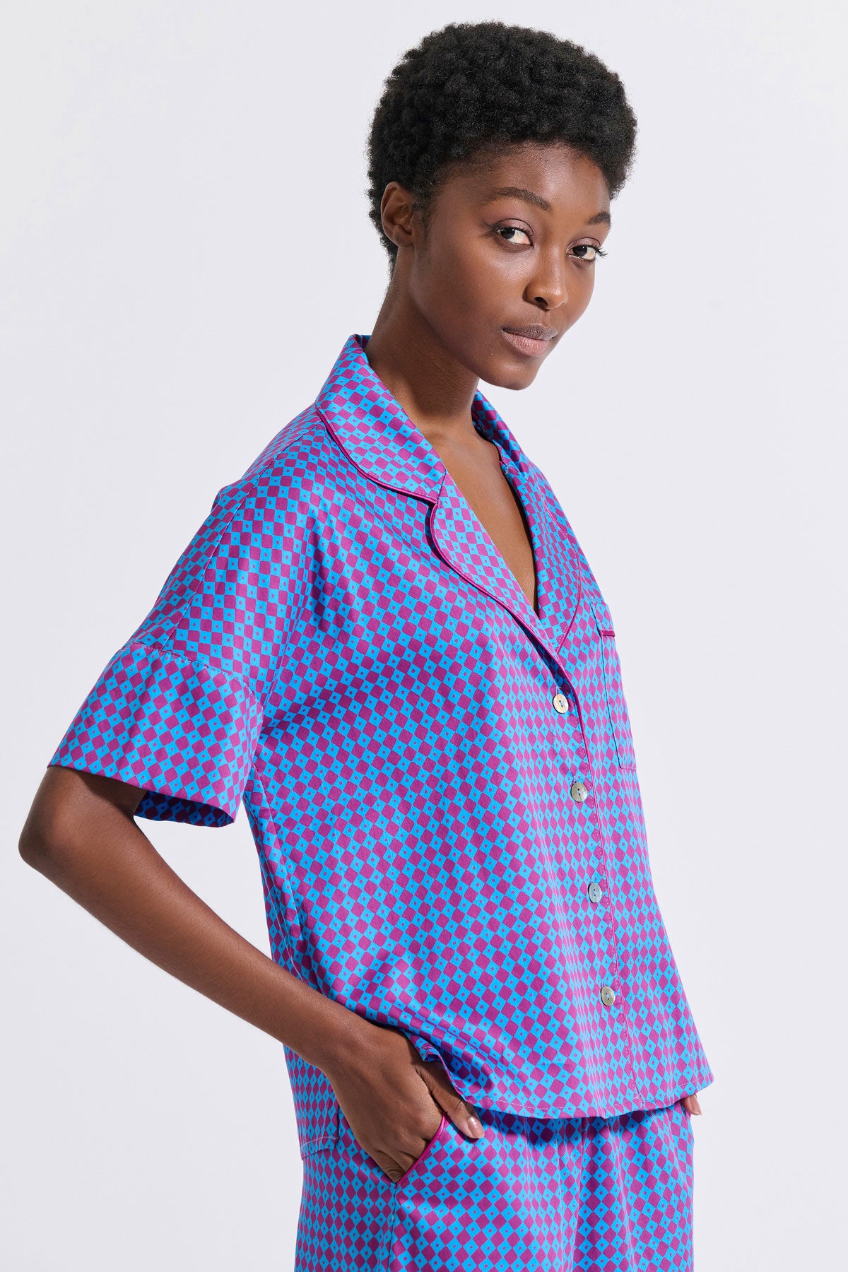 Short Sleeve Cotton Pyjama Set