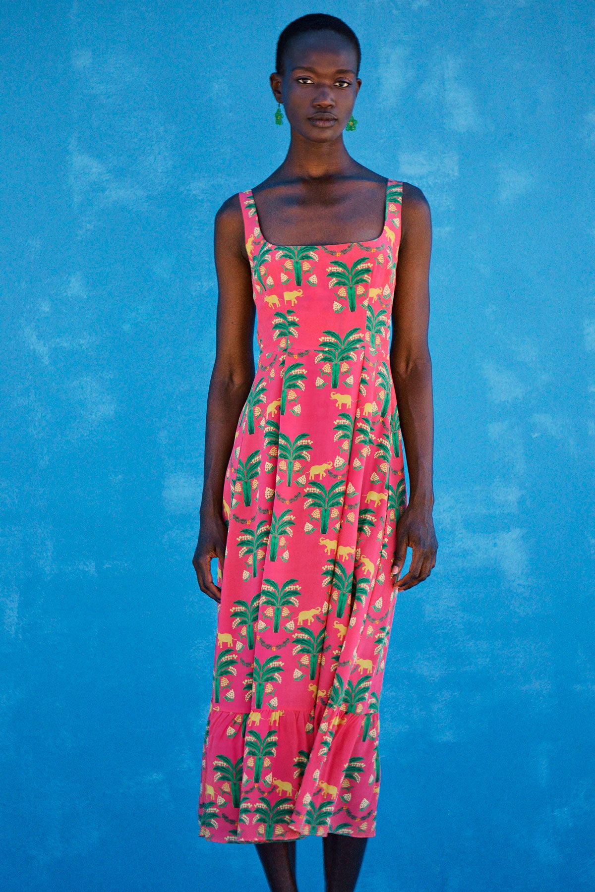 Silk Fitted Dress