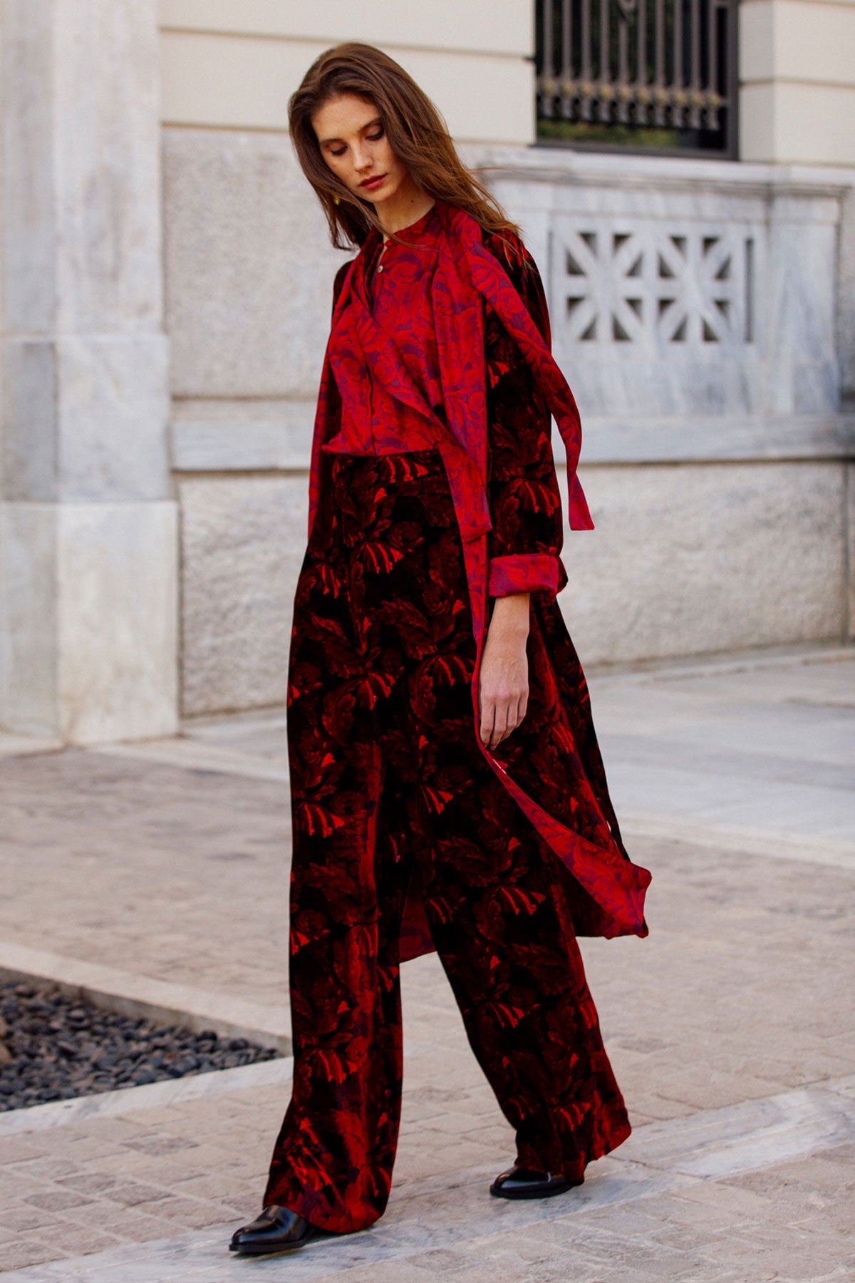 Reversible Belted Kimono