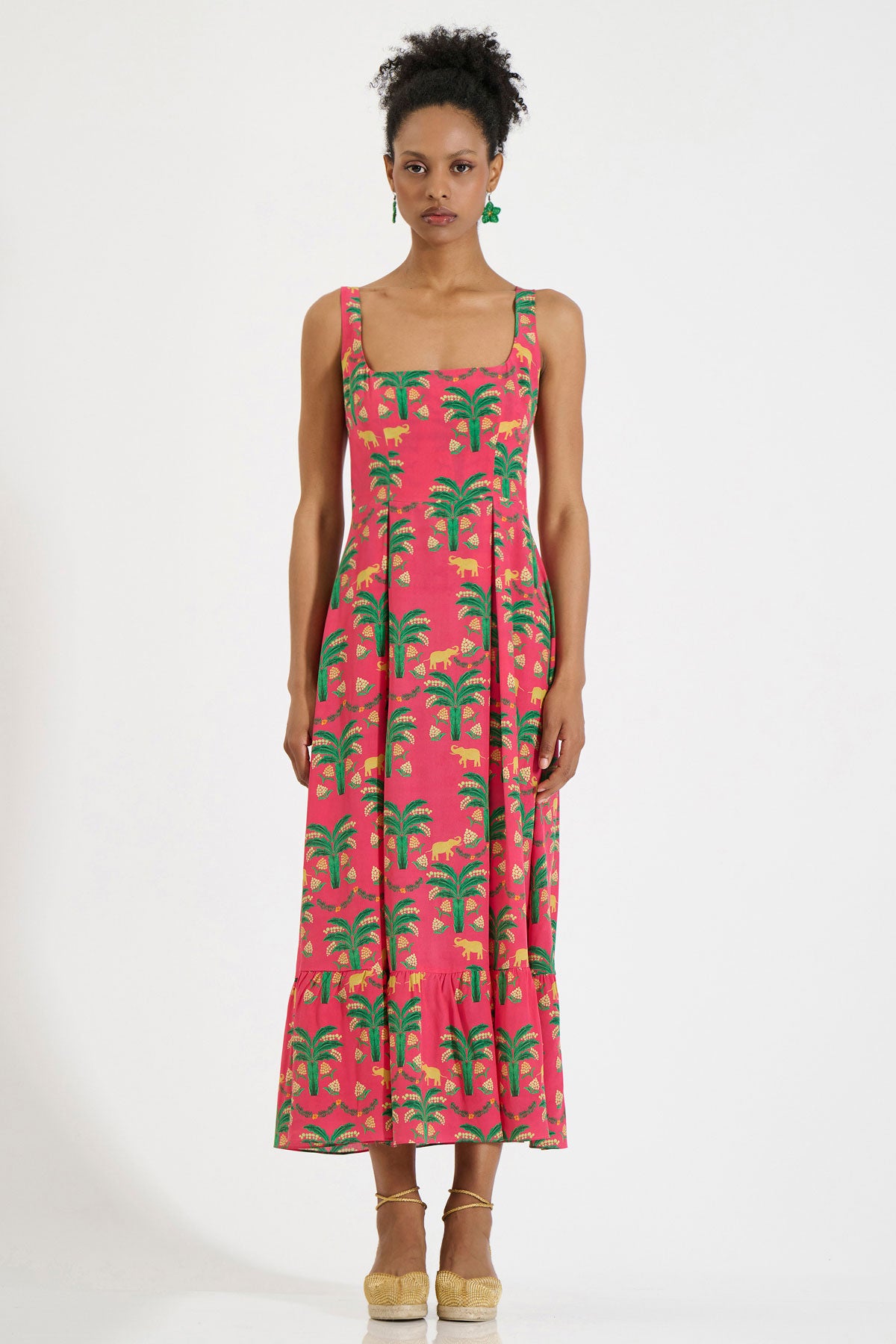 Silk Fitted Dress