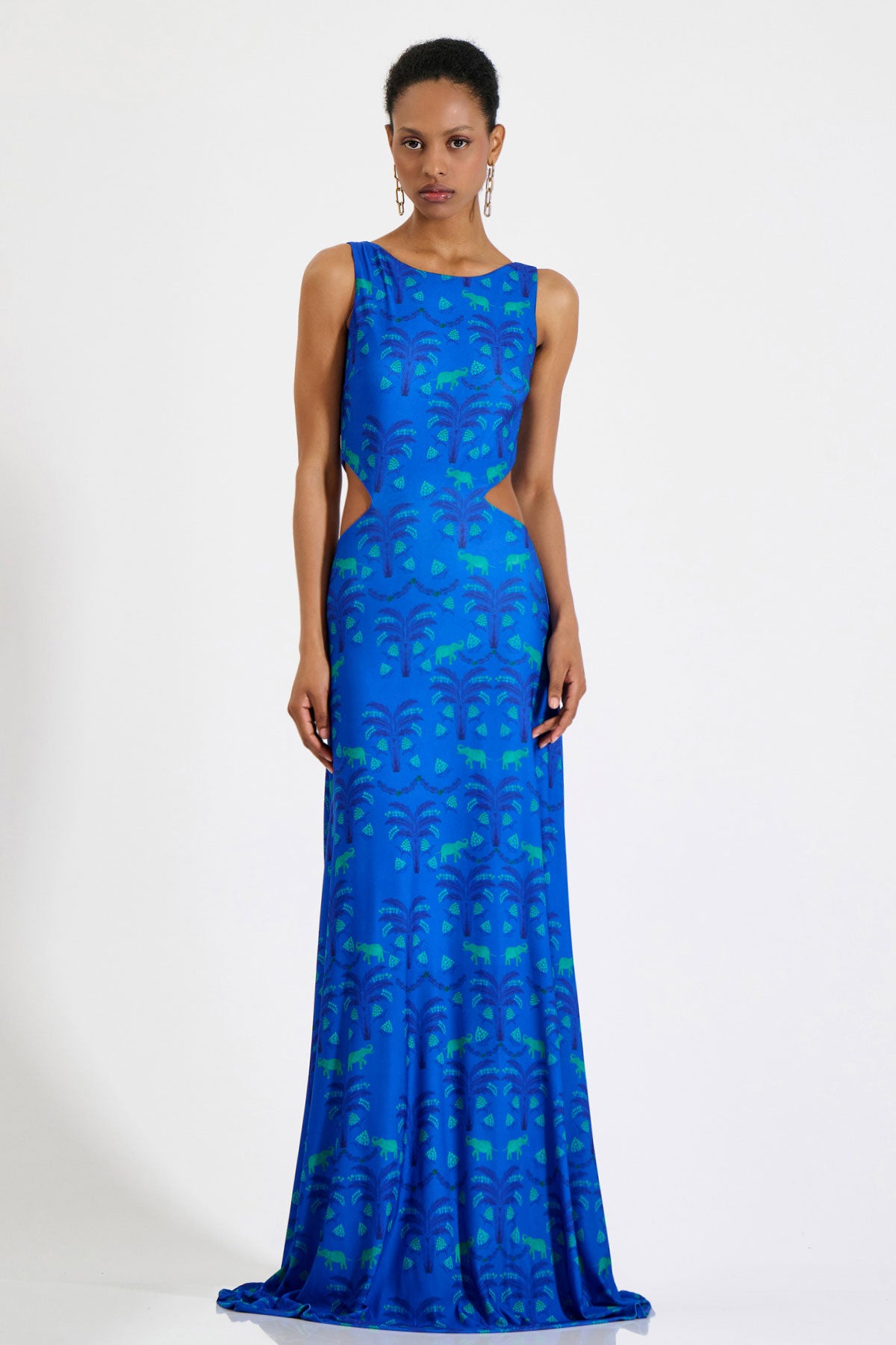 Jersey Cut-Out Maxi Dress