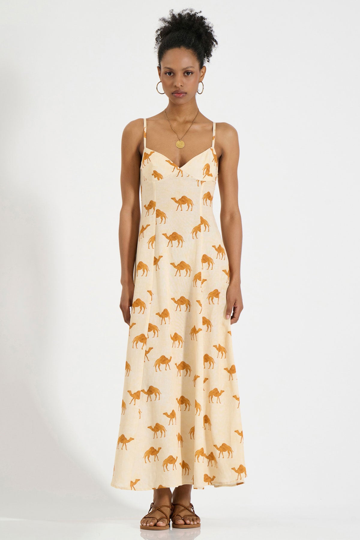 Thin Strap Fitted Dress