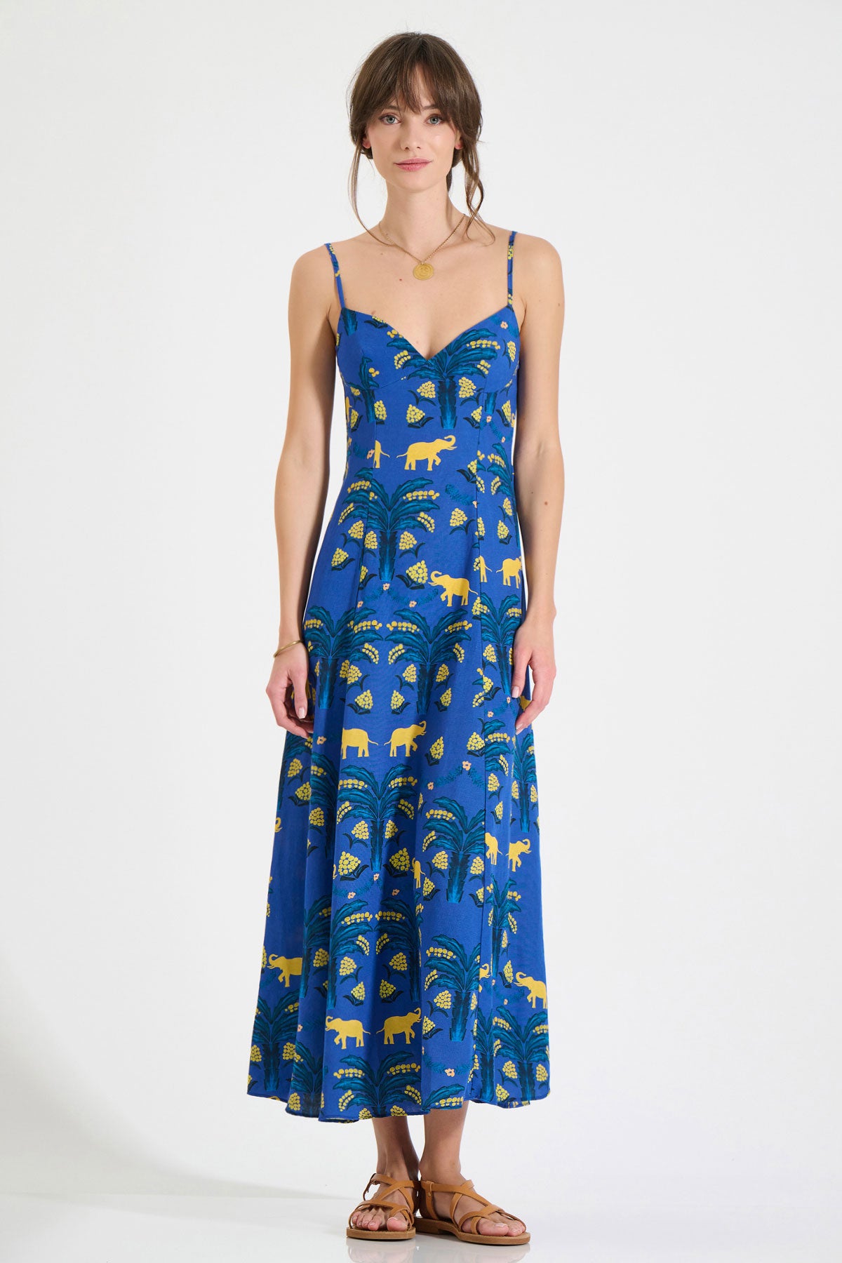 Thin Strap Fitted Dress