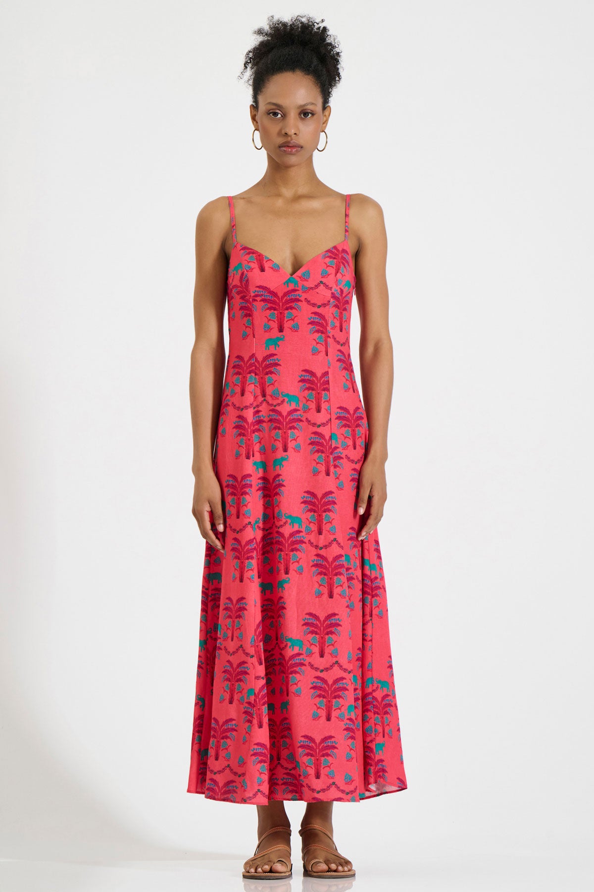 Thin Strap Fitted Dress