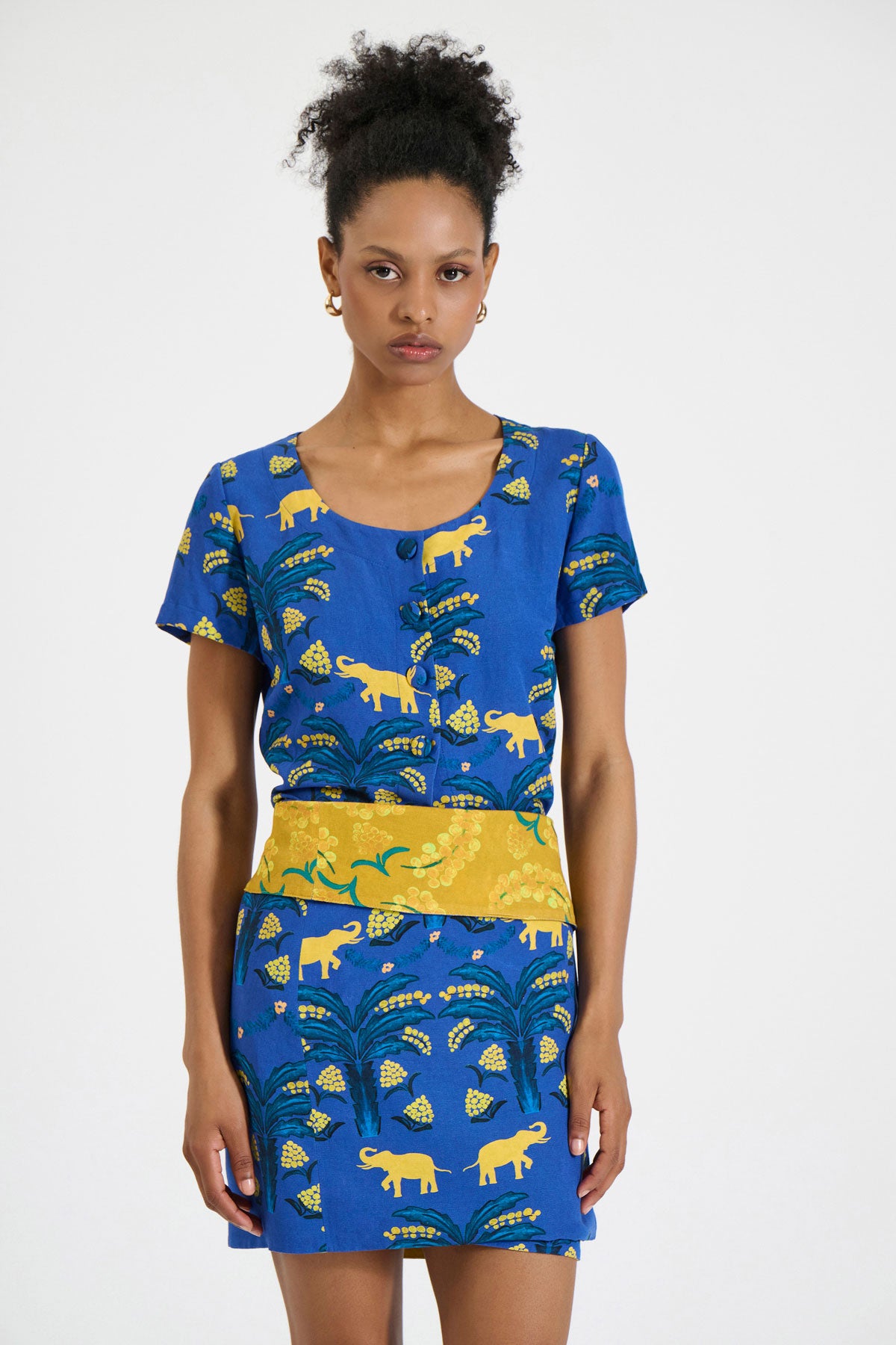 Mini Double-Sided Wrap Skirt
