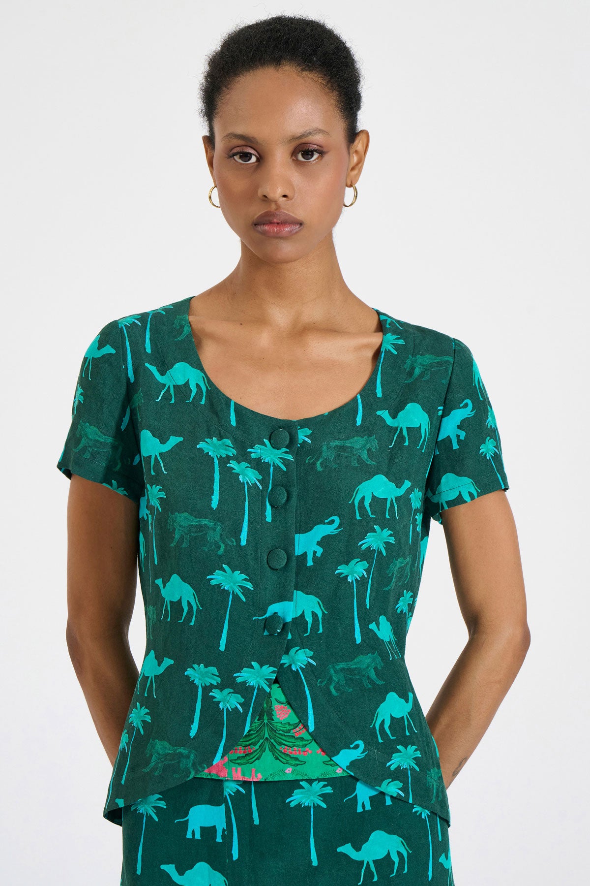 Round-Neck Top