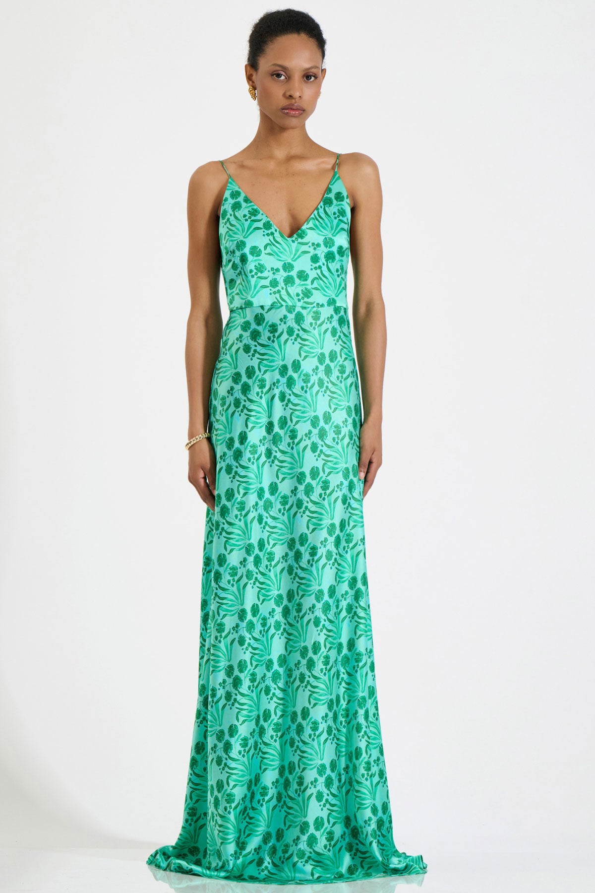 Silk Maxi Cami Dress