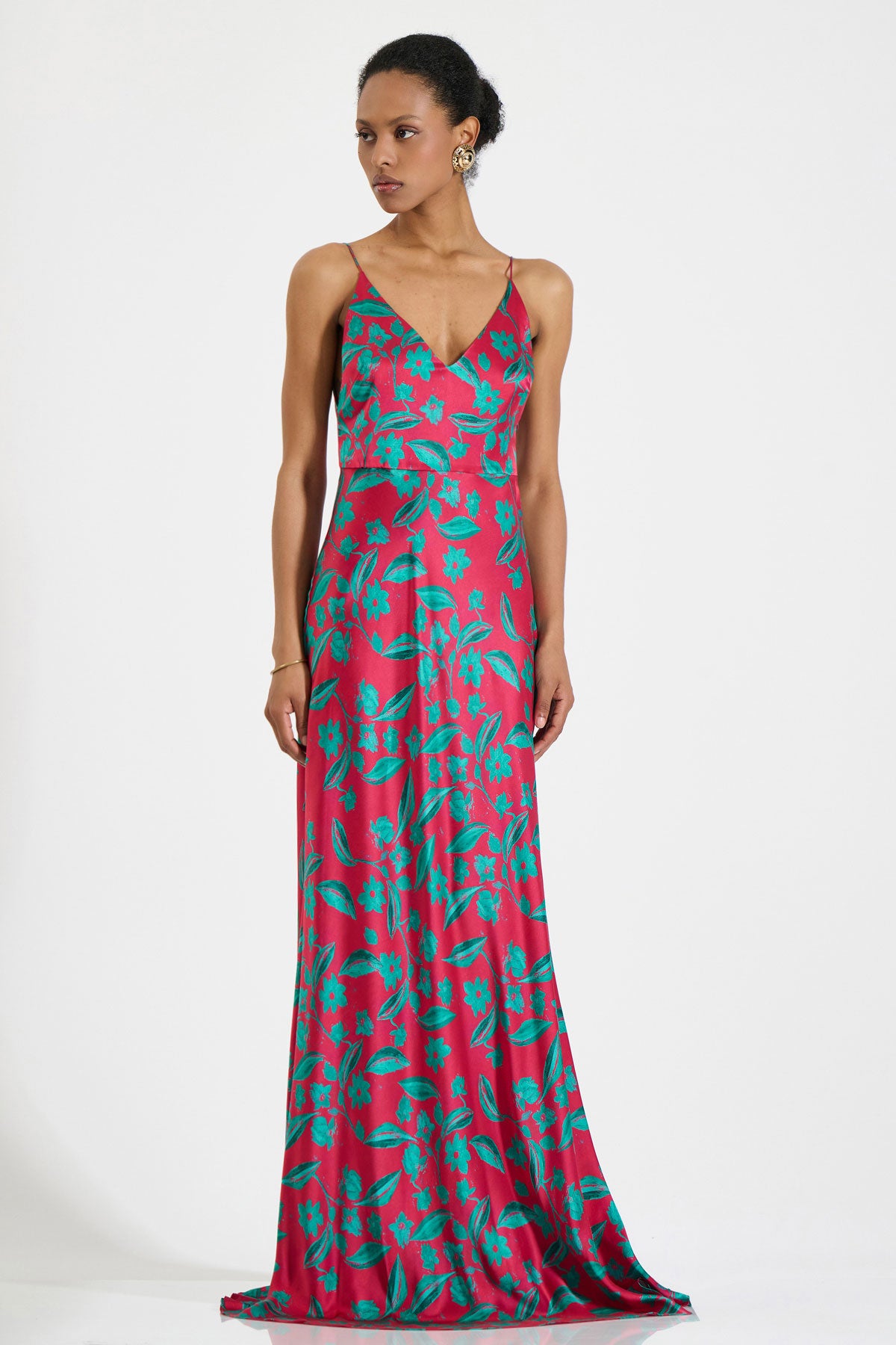 Silk Maxi Cami Dress