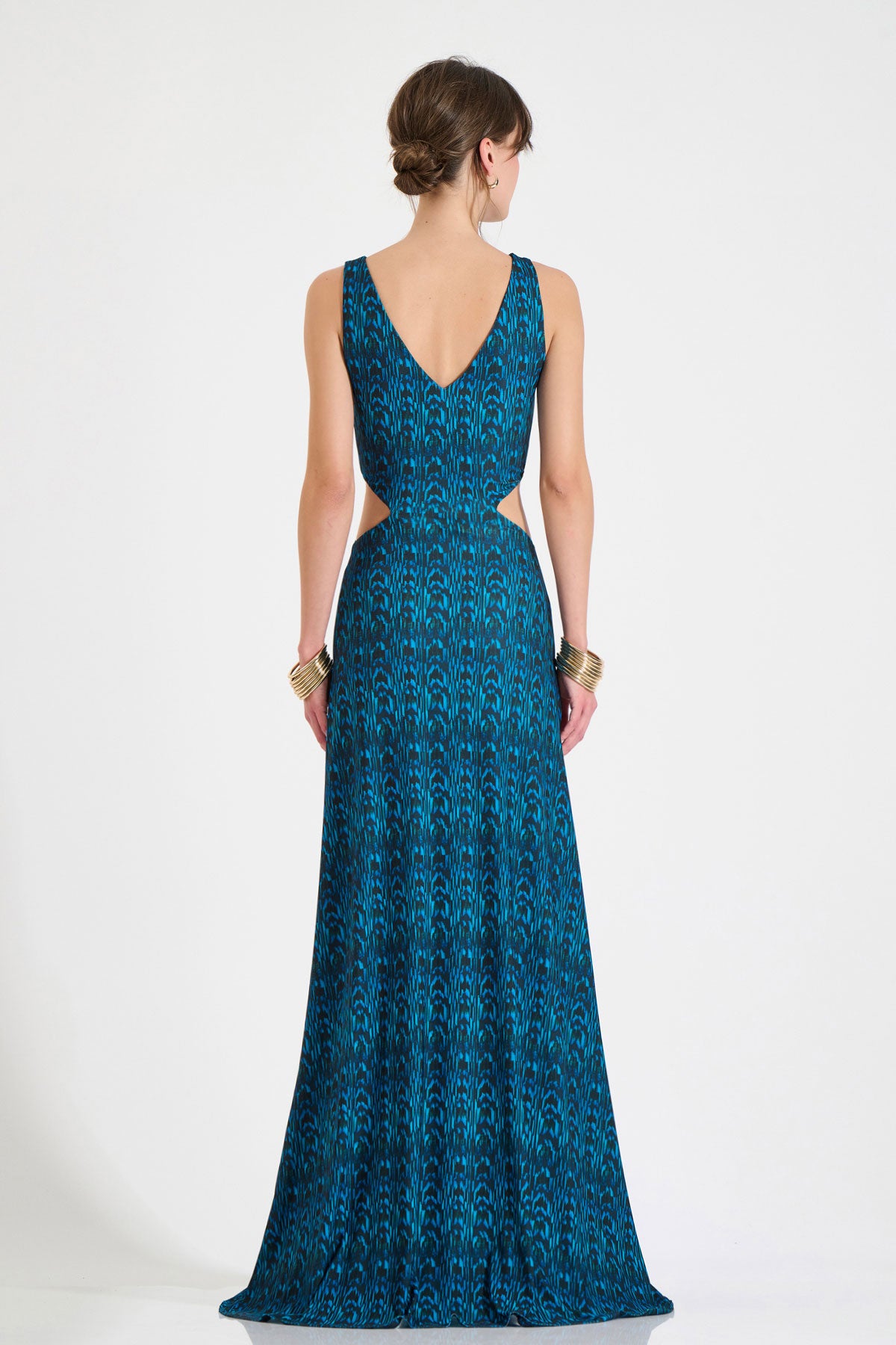 Jersey Cut-Out Maxi Dress