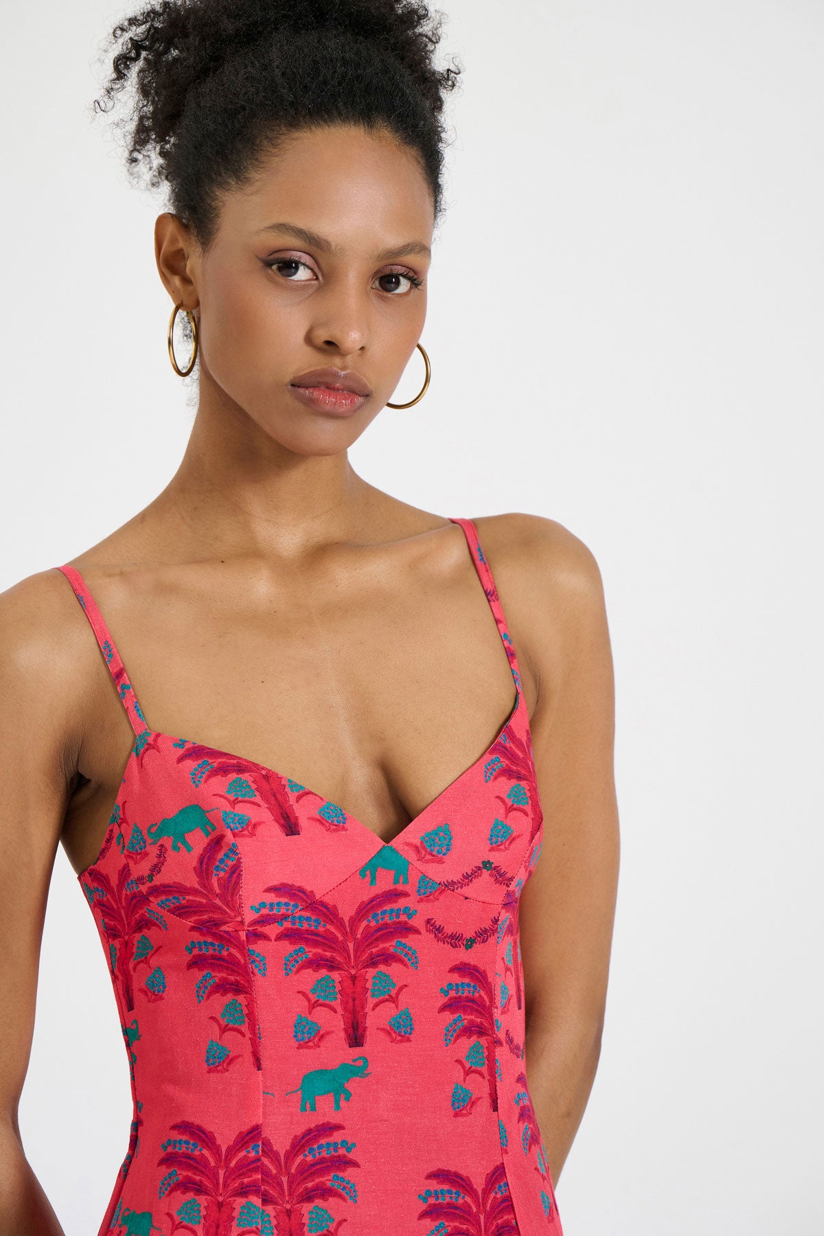 Thin Strap Fitted Dress