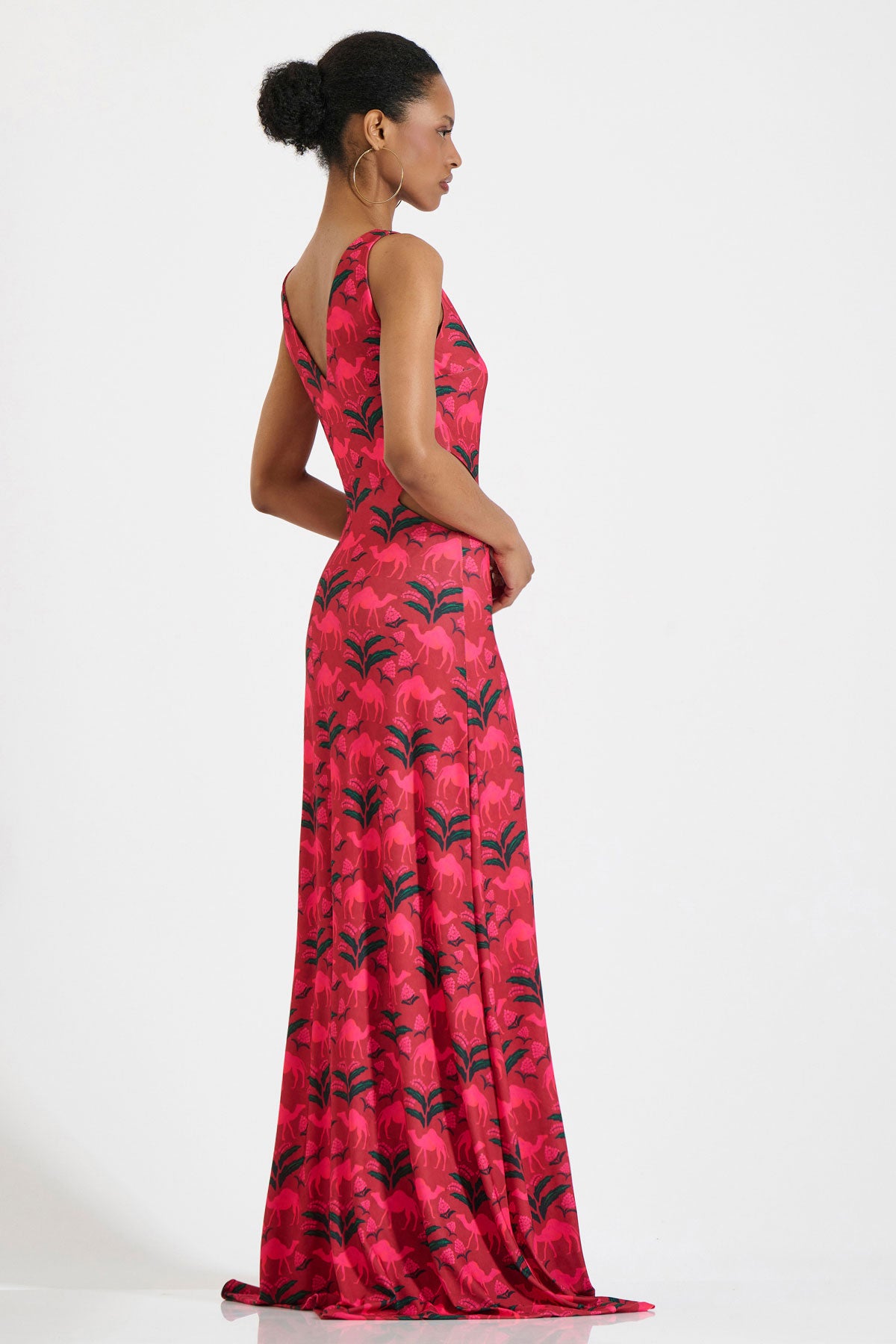 Jersey Cut-Out Maxi Dress