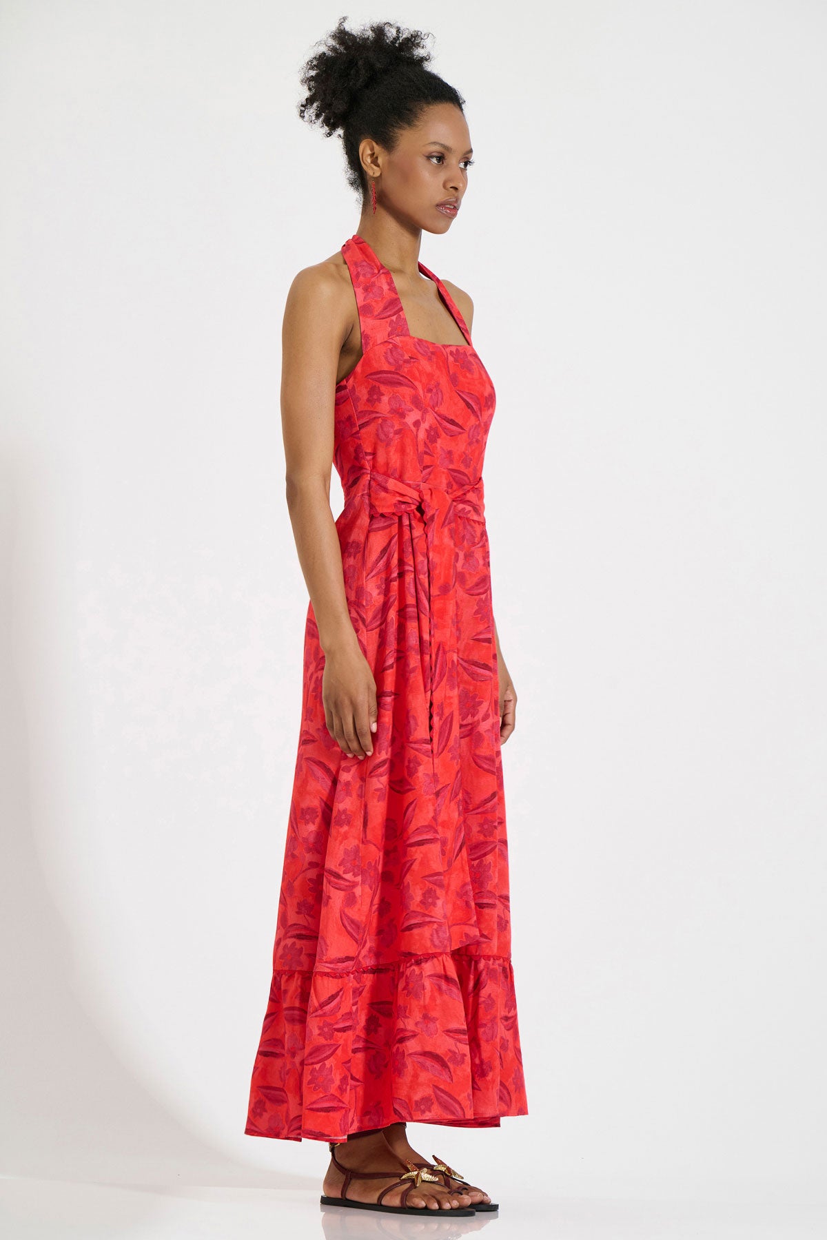 Fitted Square Neck Dress