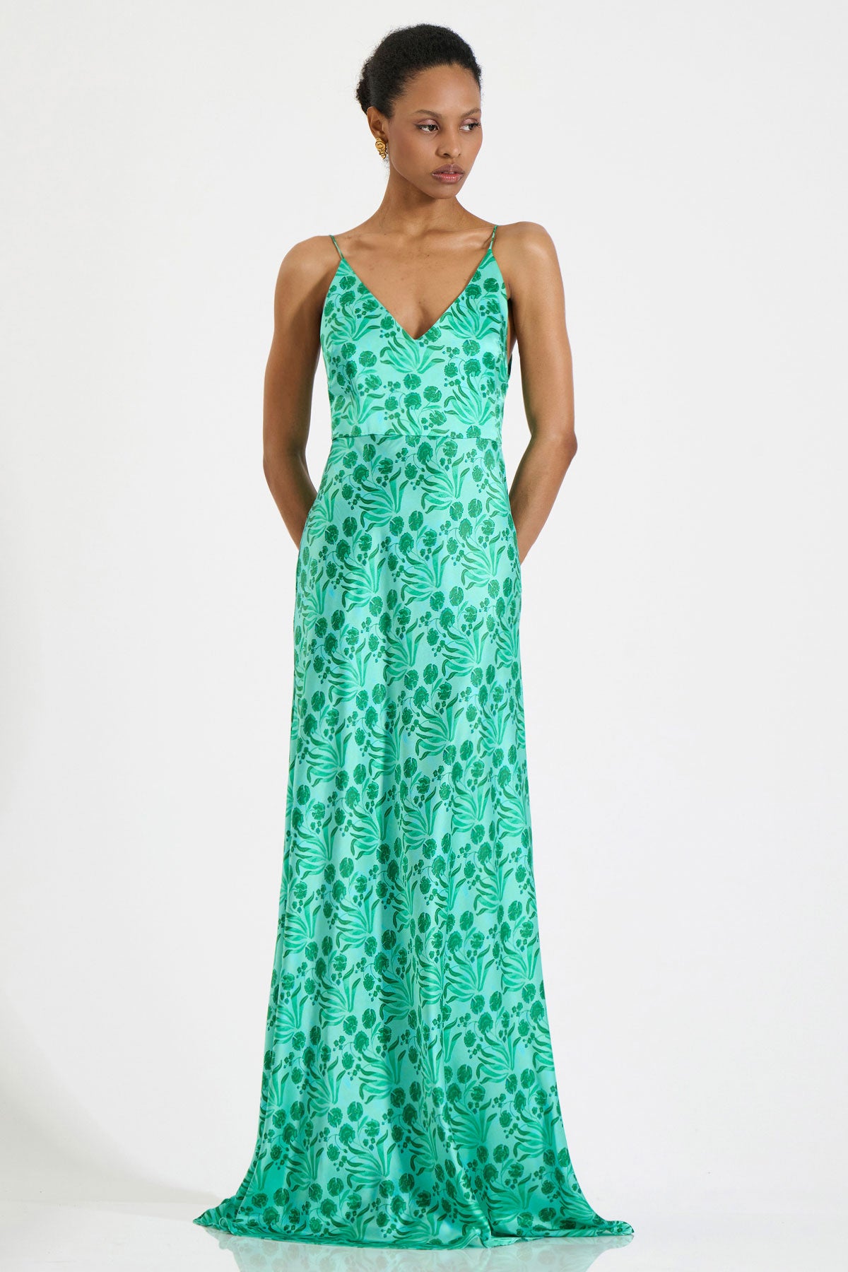 Silk Maxi Cami Dress