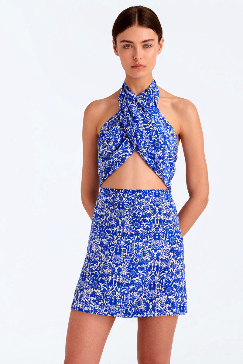 Silk Scarf Top