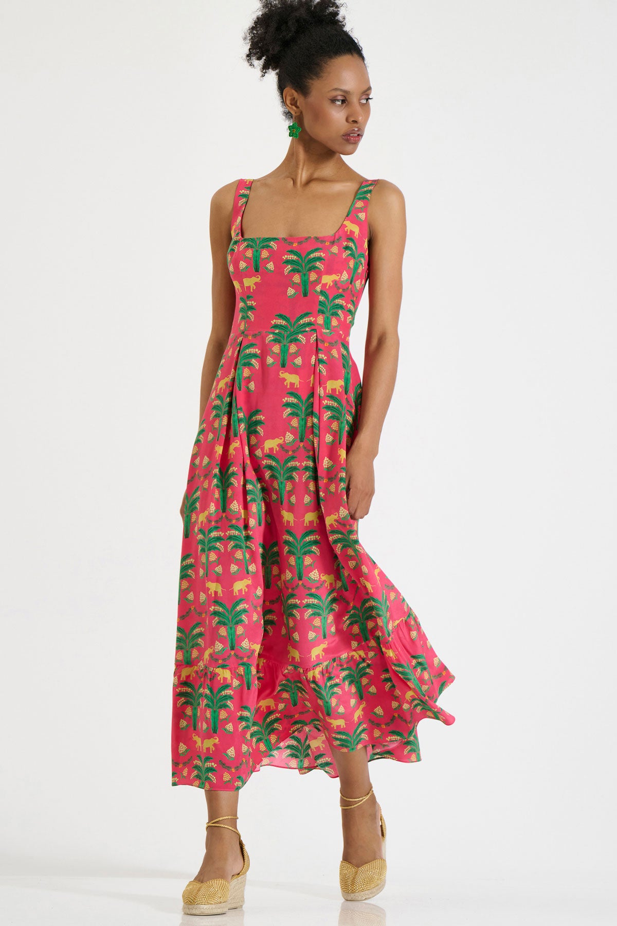 Silk Fitted Dress