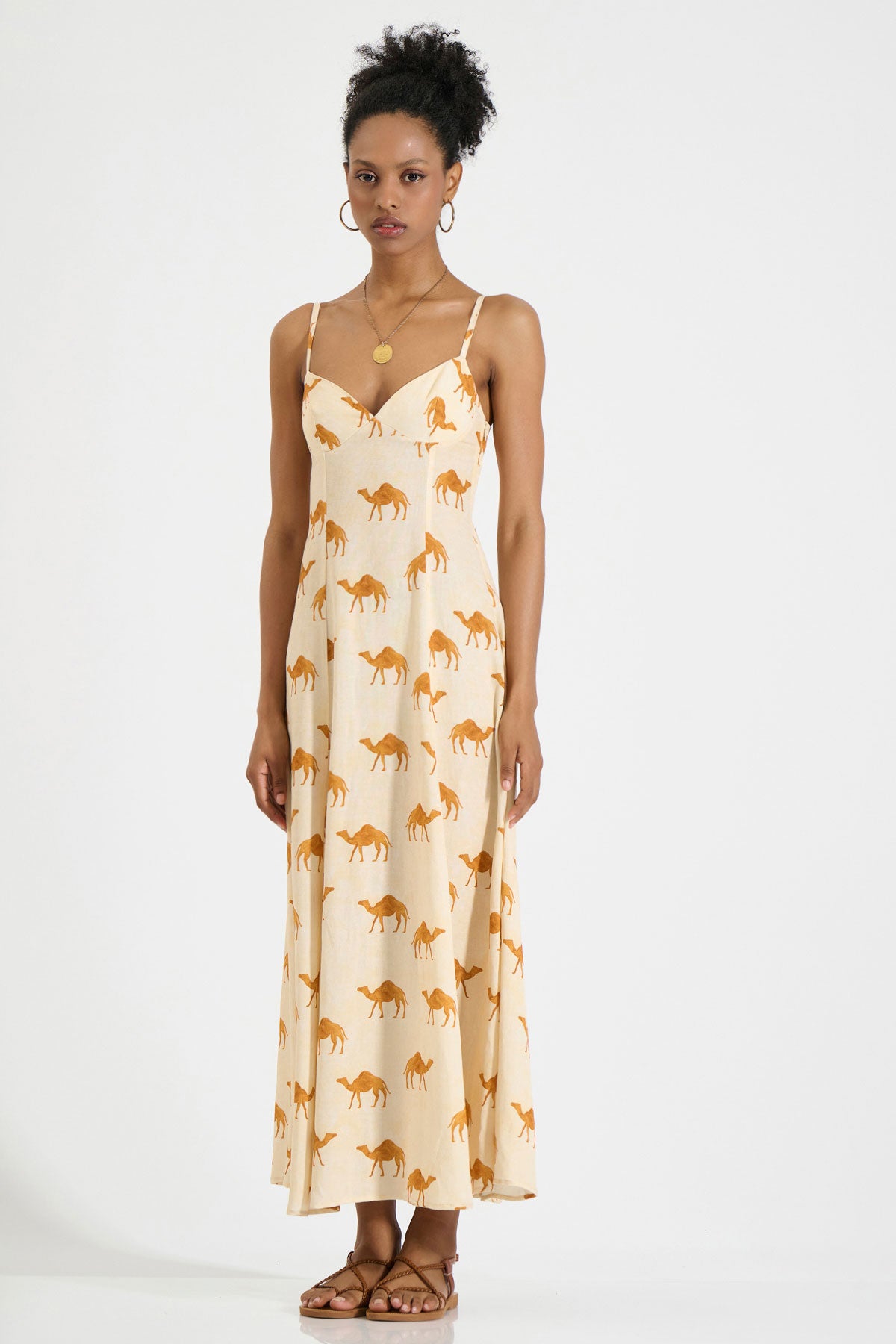 Thin Strap Fitted Dress