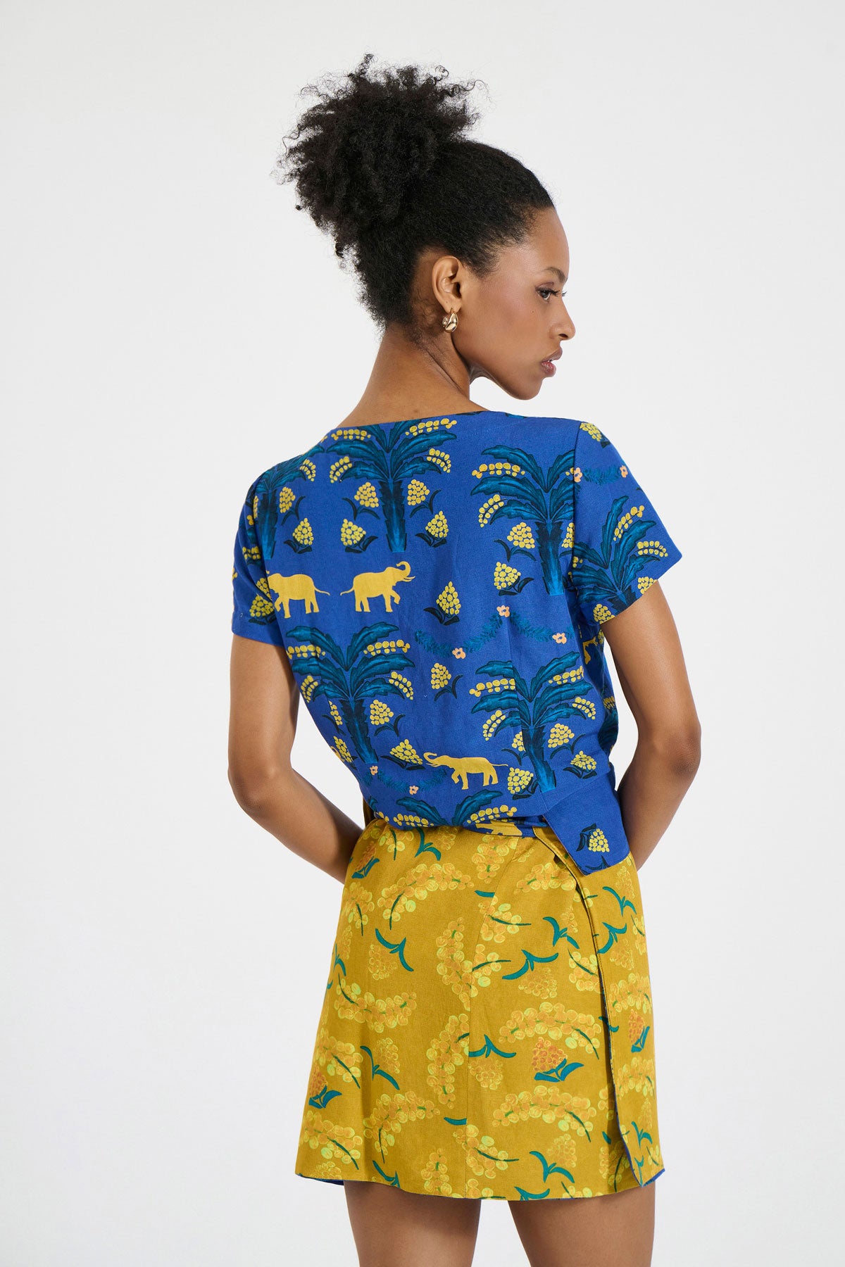 Mini Double-Sided Wrap Skirt