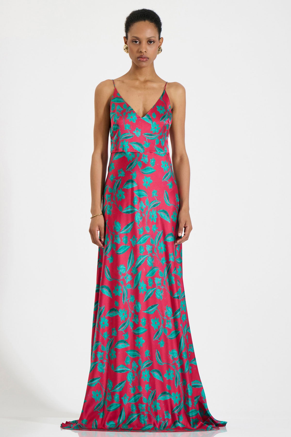 Silk Maxi Cami Dress