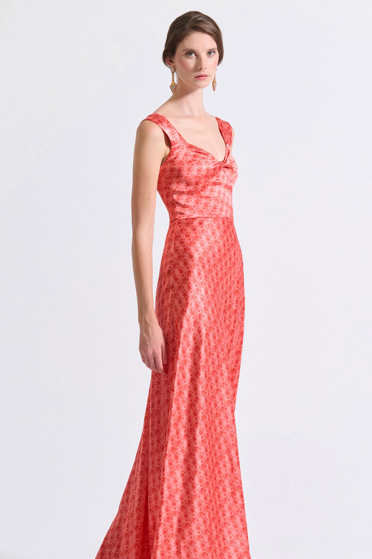 Silk Sweetheart Maxi Dress