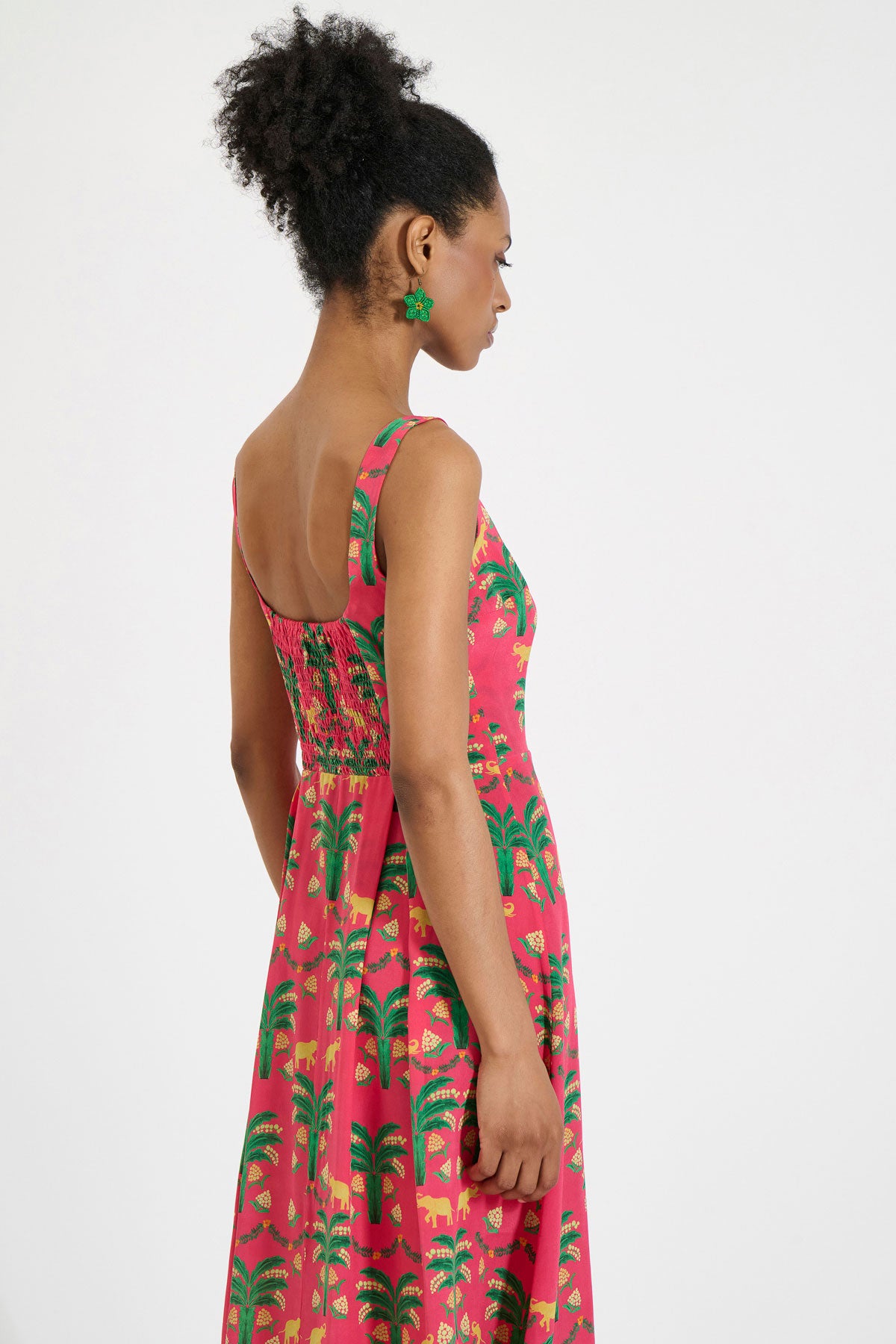 Silk Fitted Dress