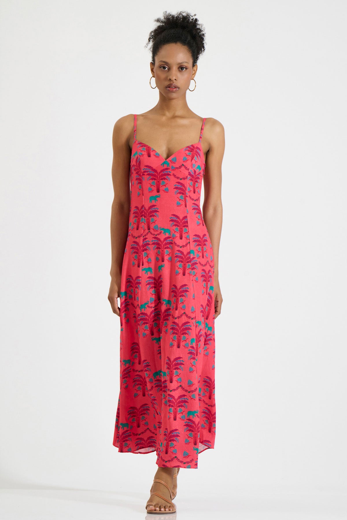 Thin Strap Fitted Dress