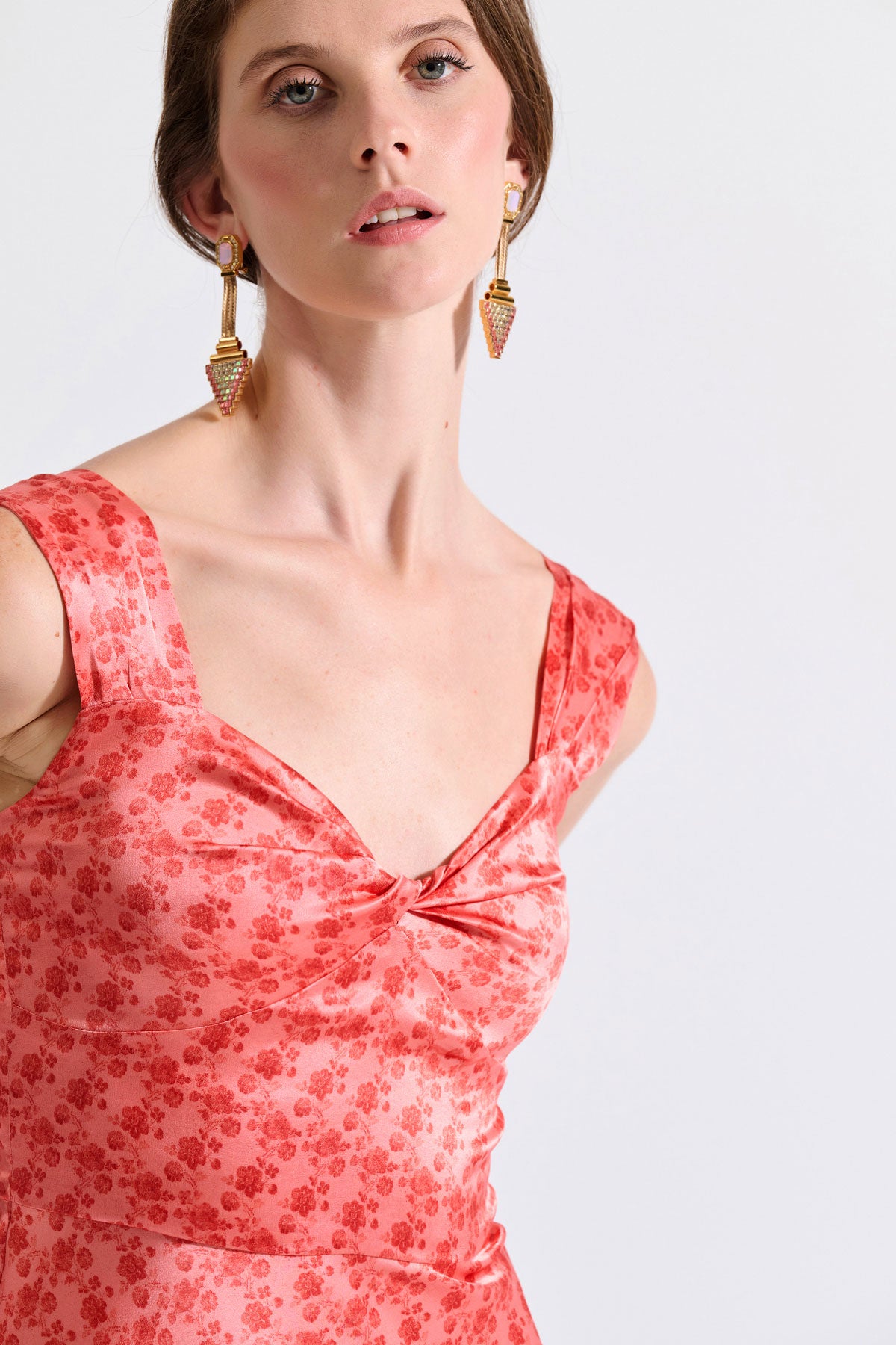 Silk Sweetheart Maxi Dress