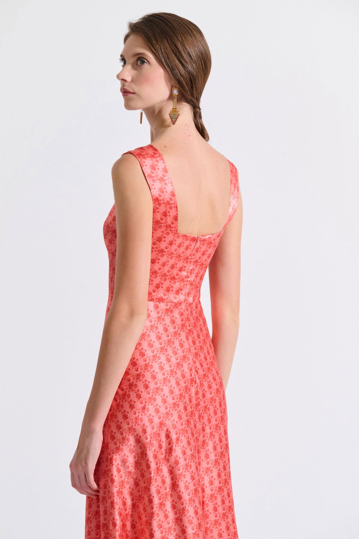 Silk Sweetheart Maxi Dress