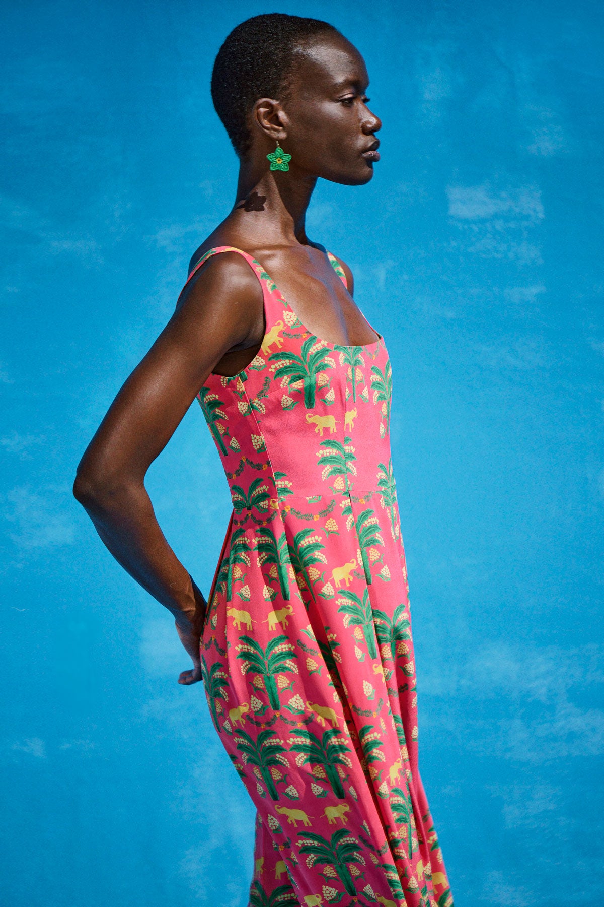 Silk Fitted Dress