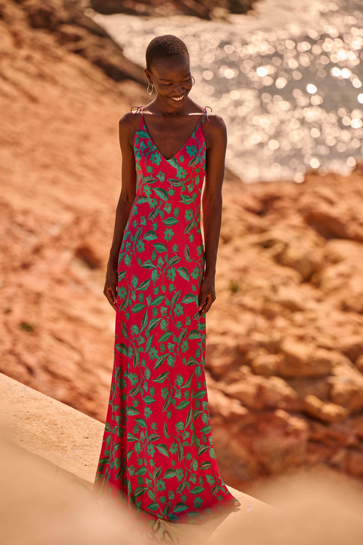 Silk Maxi Cami Dress