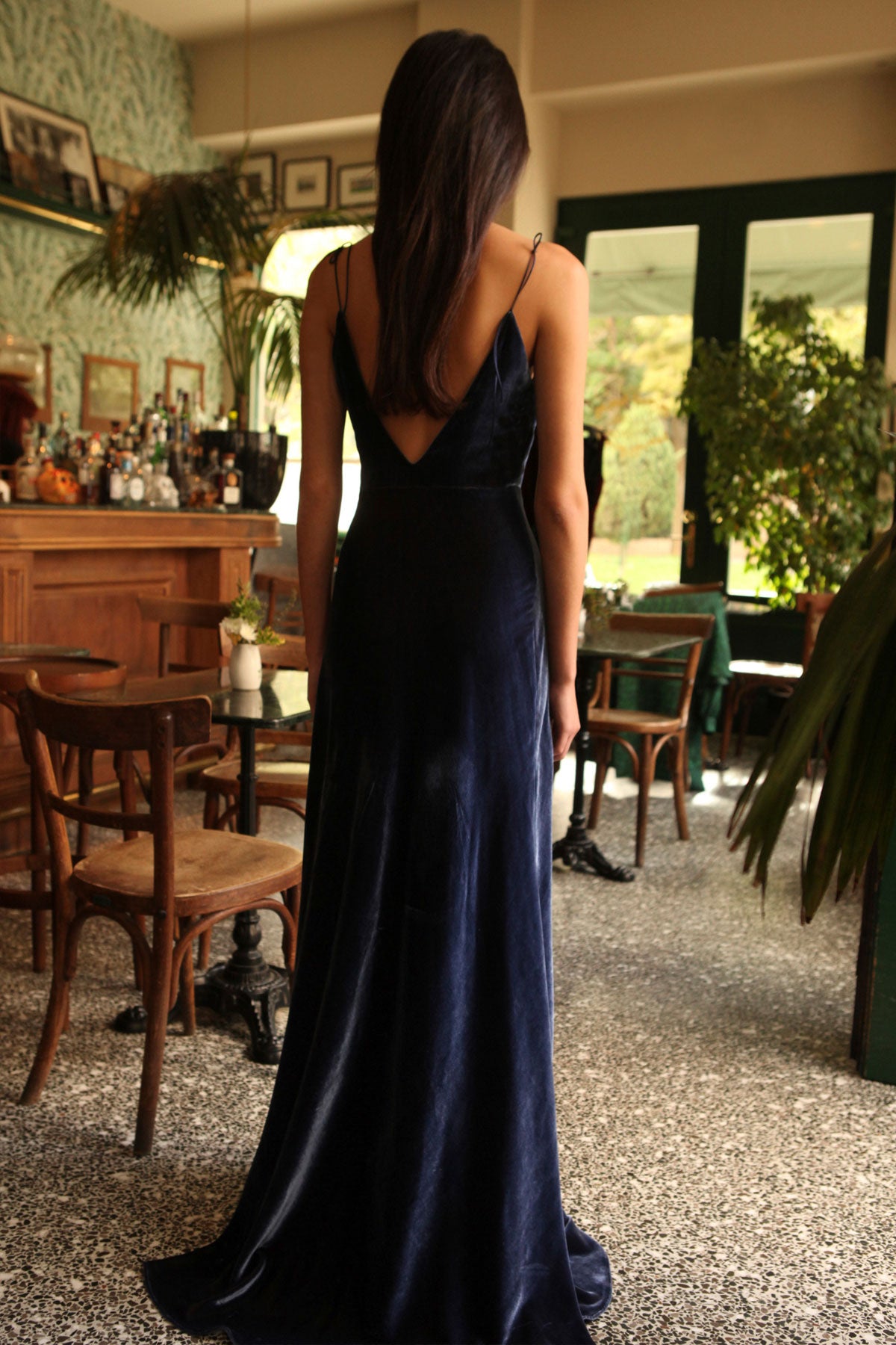 Velvet Maxi Cami Dress